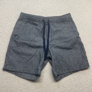 Banana Republic Shorts Mens 30 Blue Deck Chambray Drawstring  Waist